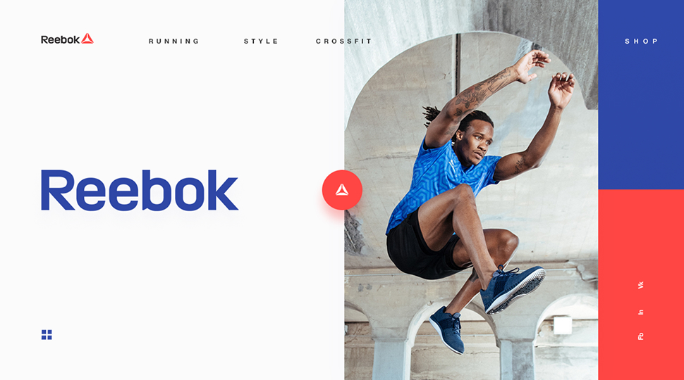 Reebok web-page